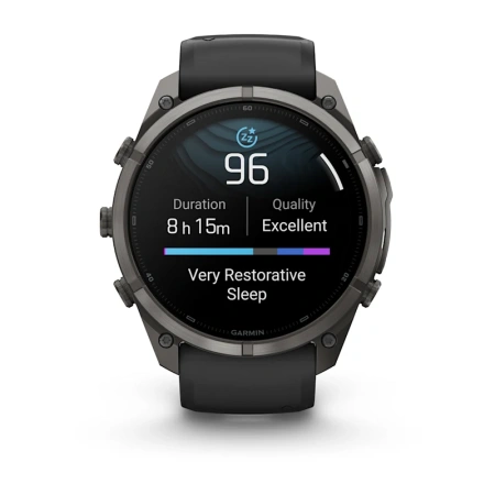 Garmin Fenix 9 Pro 51mm Carbon Gray DLC Titanium Black/Pebble Grey (010-04337-16)