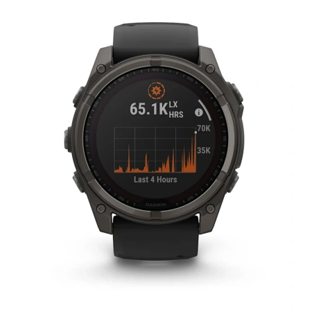 Garmin Fenix 8 51 mm Solar Sapphire Carbon Grey DLC (010-02907-11)