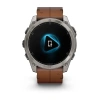 Garmin Fenix 8 51 mm AMOLED Sapphire Titanium Leather (010-02905-40)