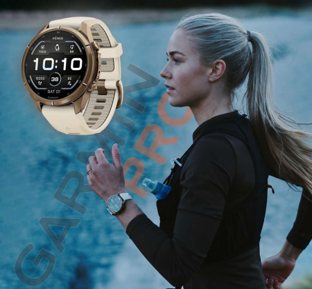Garmin Fenix 9 Pro 43mm Autumn Gold Titanium Cream/French Grey (010-04335-26)