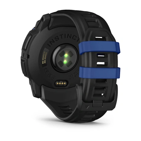 Garmin Instinct 3 50 mm, AMOLED Black/Bolt Blue (010-03020-03)