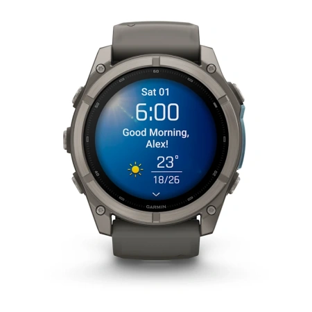 Garmin Fenix 9 51mm Titanium Pebble Grey (010-04763-01)