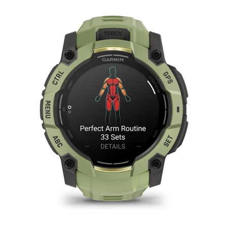 Garmin Instinct 3 50 mm, AMOLED Fern Green with Fern Green Band (010-03020-02)