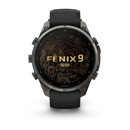 Garmin Fenix 9 Pro 47mm Carbon Gray DLC Titanium Black/Pebble Grey (010-04336-16)