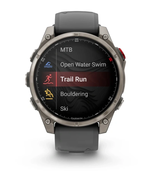 Garmin Fenix 8 Pro 47 mm AMOLED Sapphire Carbon Grey DLC leather (010-03198-40)