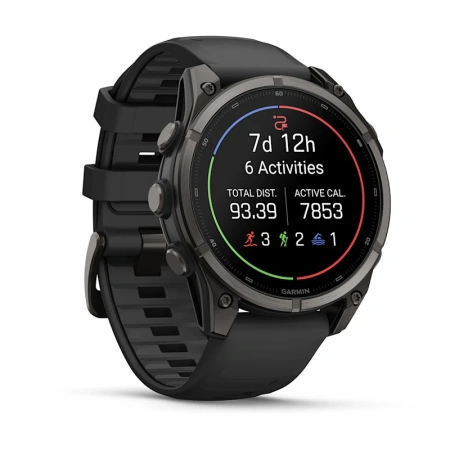 Garmin Fenix 9 47mm Carbon Grey DLC Titanium Black (010-04762-11)