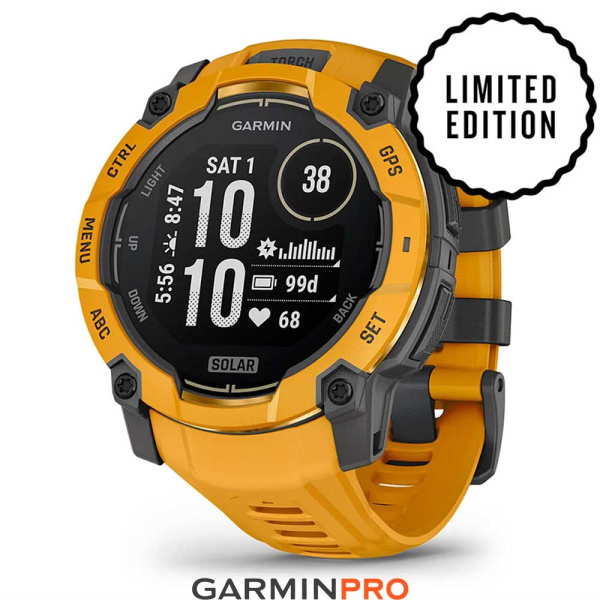 Garmin Instinct 3 50 mm, Solar Sunburst (010-02935-02)