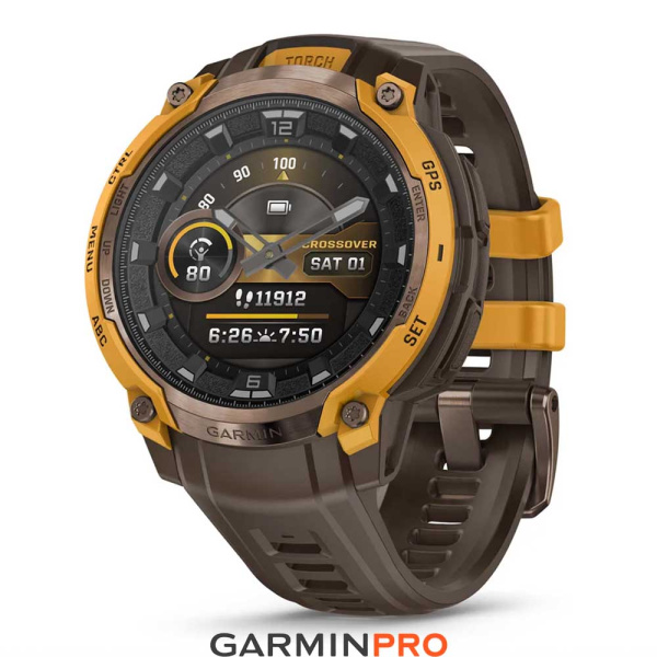 Garmin Instinct Crossover AMOLED Bronze/Sunburst (010-03398-01)