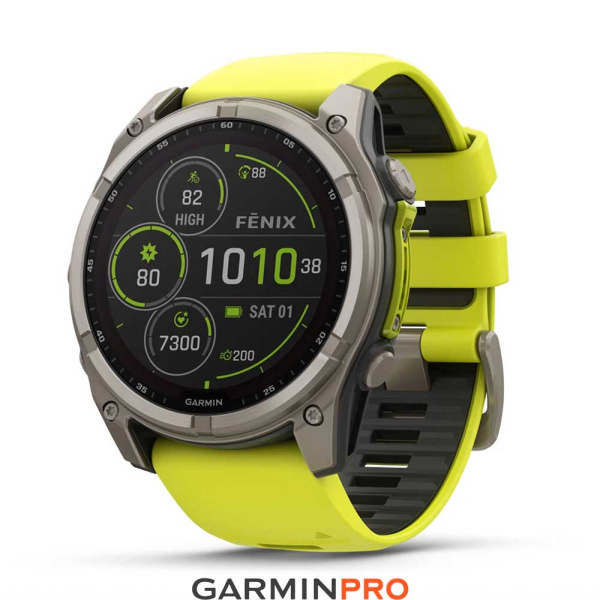 Garmin Fenix 8 51 mm Solar Sapphire Titanium (010-02907-21)