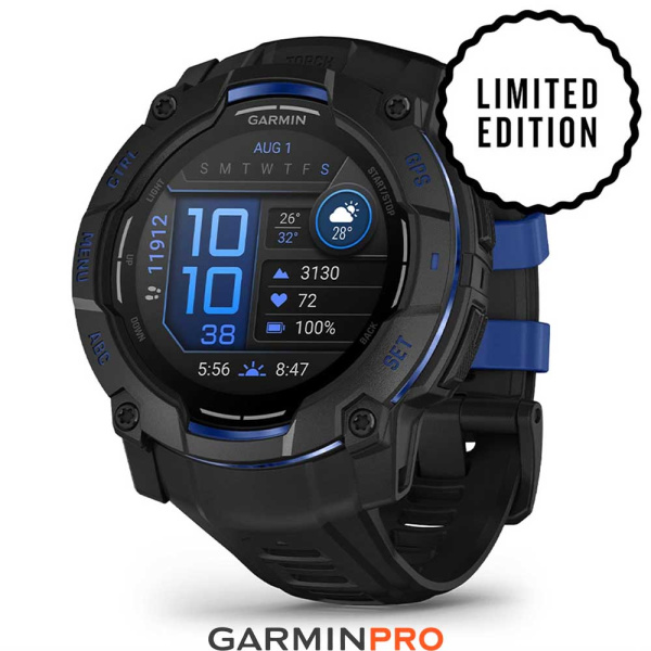 Garmin Instinct 3 50 mm, AMOLED Black (010-03020-03)