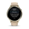 Garmin Venu 4 41 mm Lunar Gold Leather Band(010-03013-03)