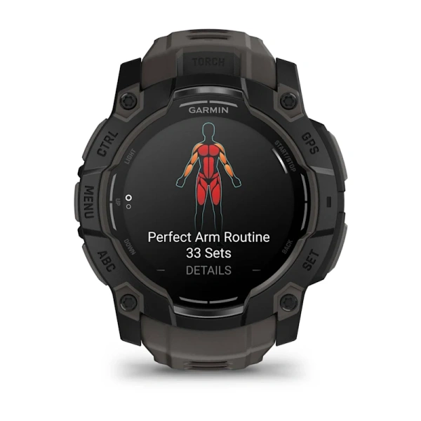Garmin Instinct 3 50 mm, AMOLED Black (010-03020-00)