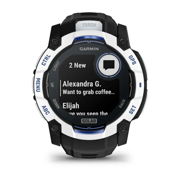 Garmin Instinct 3 50 mm, Solar Whitestone (010-02935-03)