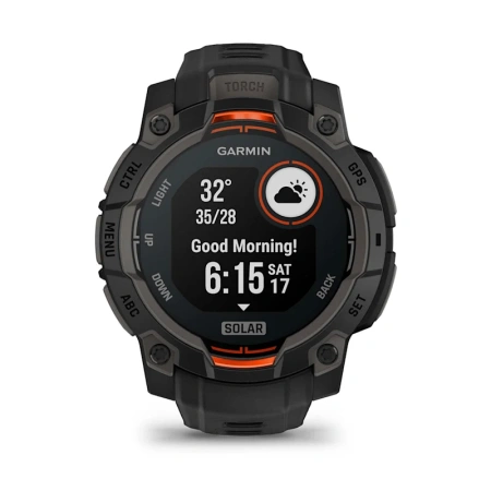 Garmin Instinct 3 45 mm, Solar Black (010-02934-00)