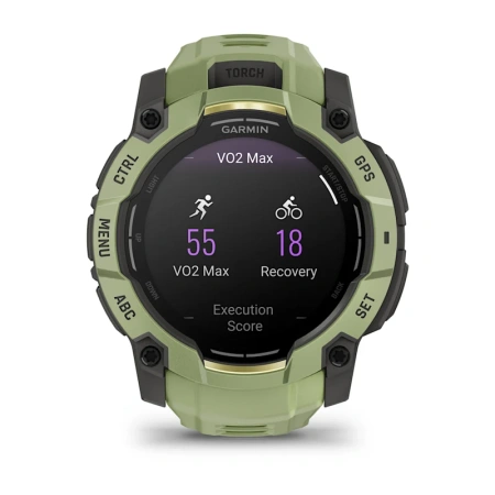 Garmin Instinct 3 50 mm, AMOLED Fern Green with Fern Green Band (010-03020-02)