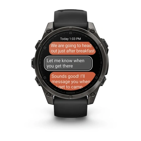 Garmin Fenix 8 47 mm AMOLED Sapphire Carbon Grey DLC (010-02904-21)