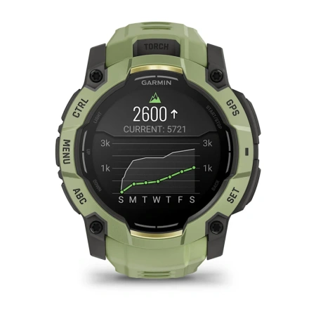 Garmin Instinct 3 50 mm, AMOLED Fern Green with Fern Green Band (010-03020-02)