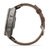 Garmin Fenix 9 Pro InReach 51mm Titanium Walnut Leather Band (010-04337-41)