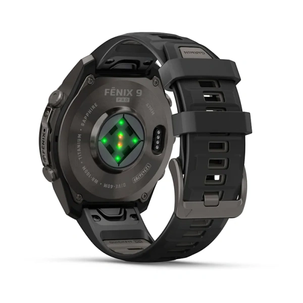 Garmin Fenix 9 Pro InReach 47mm Carbon Gray DLC Titanium Black/Pebble Grey (010-04336-11)