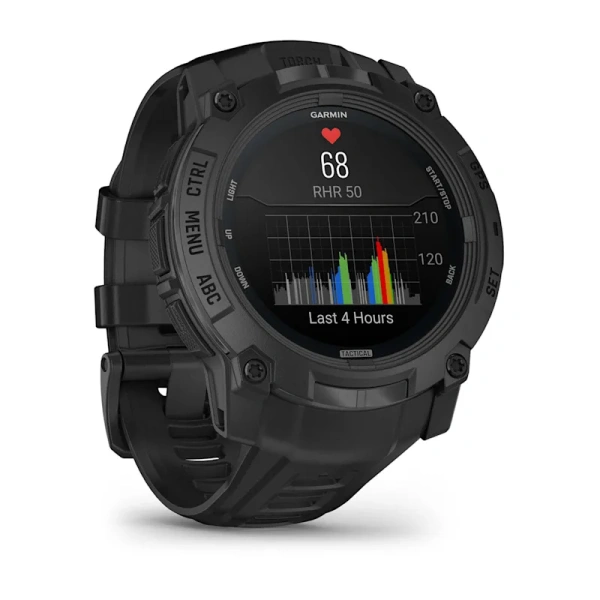 Garmin Instinct 3 50 mm, AMOLED, Tactical Edition Black (010-03020-50)