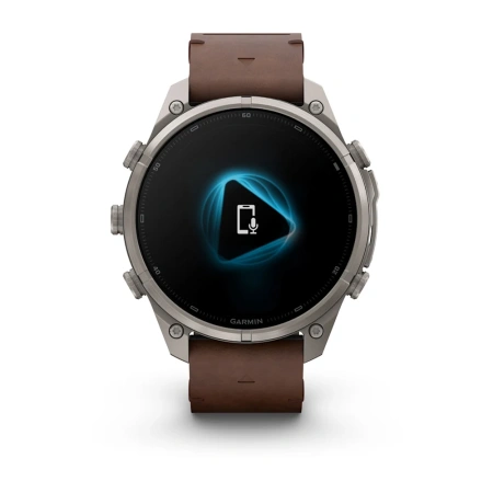 Garmin Fenix 9 Pro InReach 47mm Titanium Walnut Leather Band (010-04336-41)