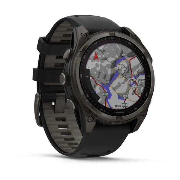 Garmin Fenix 8 47 mm Solar Sapphire Carbon Grey DLC (010-02906-11)