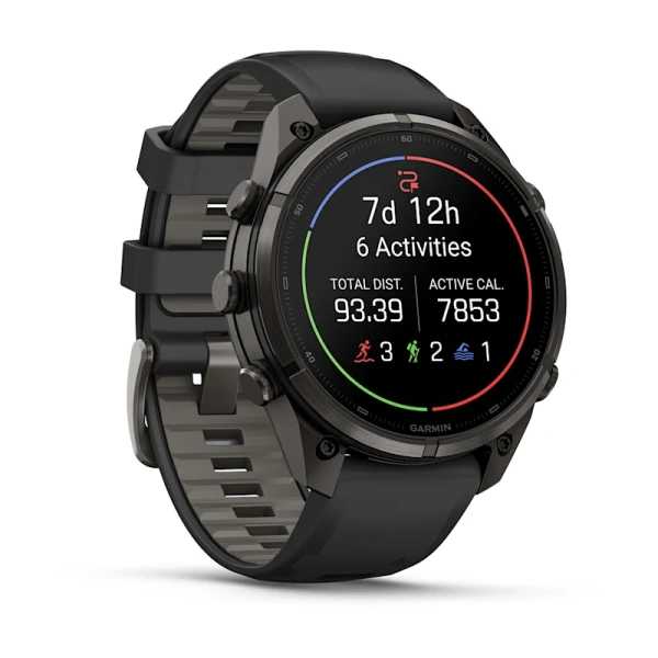 Garmin Fenix 9 Pro 47mm Carbon Gray DLC Titanium Black/Pebble Grey (010-04336-16)