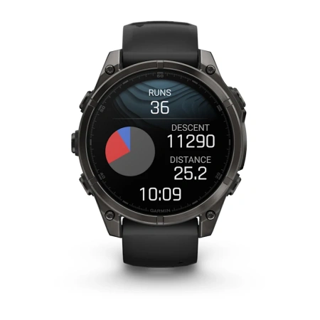 Garmin Fenix 8 47 mm AMOLED Sapphire Carbon Grey DLC (010-02904-21)