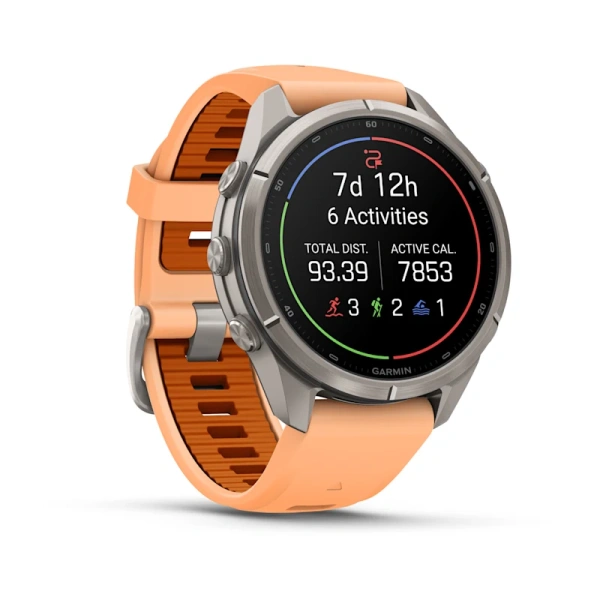 Garmin Fenix 9 Pro 43mm Titanium Shell Pink/Autumn Orange (010-04335-06)