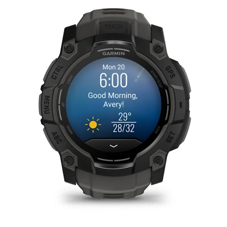 Garmin Instinct 3 50 mm, AMOLED Black (010-03020-00)