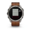 Garmin Fenix 8 51 mm AMOLED Sapphire Titanium Leather (010-02905-40)