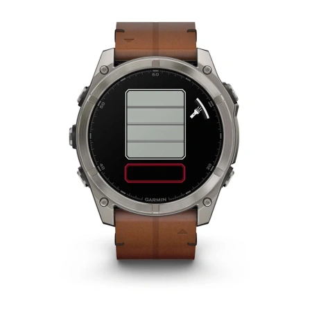 Garmin Fenix 8 51 mm AMOLED Sapphire Titanium Leather (010-02905-40)