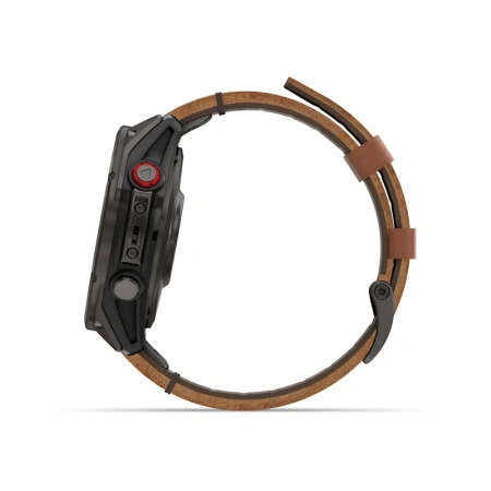 Garmin Fenix 8 Pro 47 mm AMOLED Sapphire Carbon Grey DLC leather (010-03198-40)
