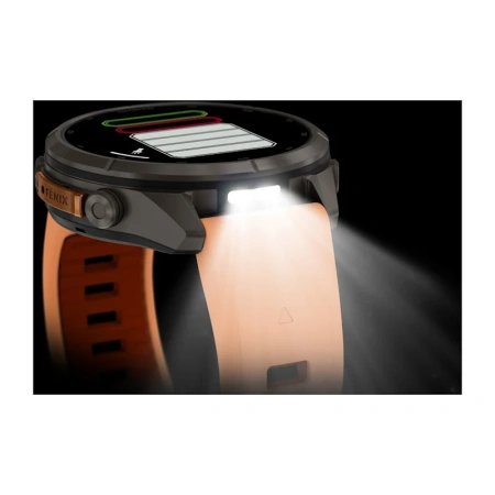 Garmin Fenix 9 Pro 43mm Titanium Shell Pink/Autumn Orange (010-04335-06)