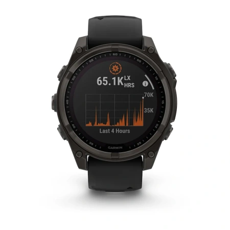 Garmin Fenix 8 47 mm Solar Sapphire Carbon Grey DLC (010-02906-11)