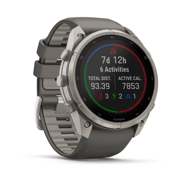 Garmin Fenix 9 Pro Solar 51mm Titanium with Pebble Grey (010-04339-06)