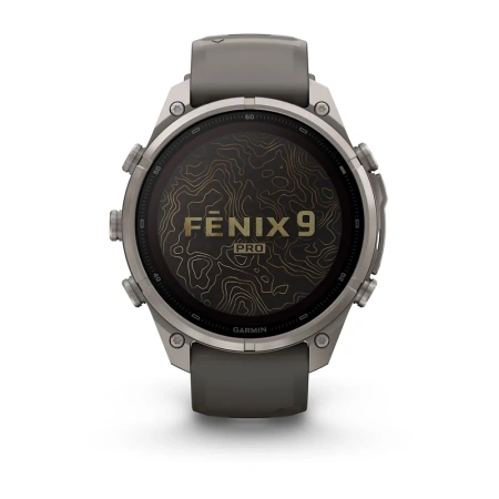 Garmin Fenix 9 Pro Solar 47mm Titanium Pebble Grey (010-04338-06)