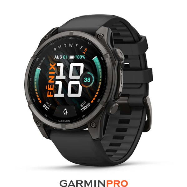 Garmin Fenix 9 47mm Carbon Grey DLC Titanium Black (010-04762-11)
