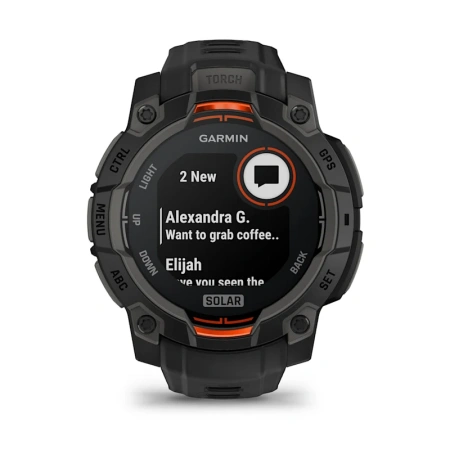 Garmin Instinct 3 45 mm, Solar Black (010-02934-00)