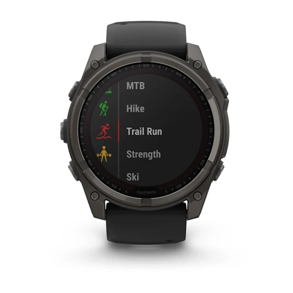 Garmin Fenix 8 51 mm Solar Sapphire Carbon Grey DLC (010-02907-11)