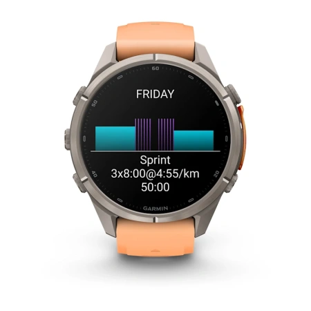 Garmin Fenix 9 Pro 43mm Titanium Shell Pink/Autumn Orange (010-04335-06)
