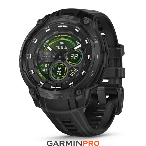 Garmin Instinct Crossover AMOLED Tactical Edition Black(010-03398-02)