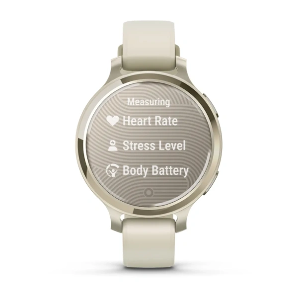 Garmin Lily 2 Active Lunar Gold with Bone Silicone Band (010-02891-00)