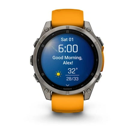 Garmin Fenix 8 47 mm AMOLED Sapphire Titanium (010-02904-11)