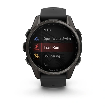 Garmin Fenix 8 43 mm AMOLED Sapphire Carbon Grey DLC (010-02903-21)