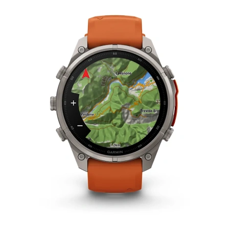 Garmin Fenix 9 Pro 47mm Titanium Autumn Orange/Spark Orange (010-04336-06)