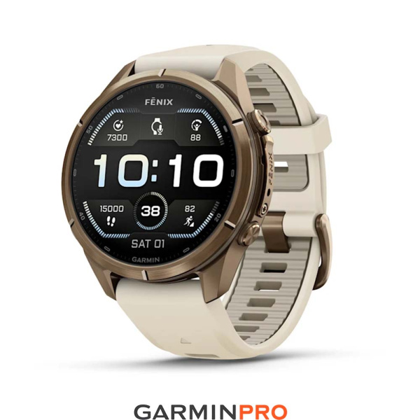 Garmin Fenix 9 Pro 43mm Autumn Gold Titanium Cream/French Grey (010-04335-26)