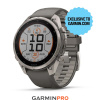 Garmin Fenix 9 Pro Solar 47mm Titanium Pebble Grey (010-04338-06)