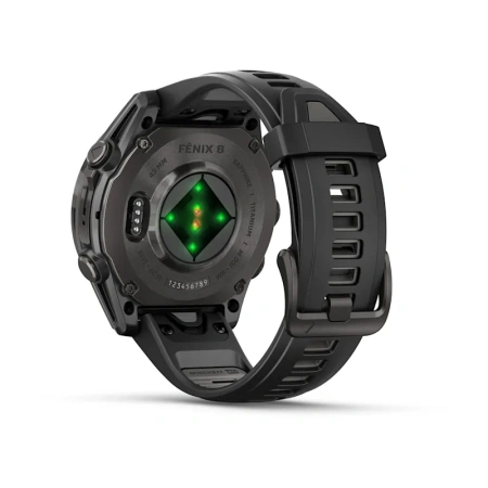 Garmin Fenix 8 43 mm AMOLED Sapphire Carbon Grey DLC (010-02903-21)