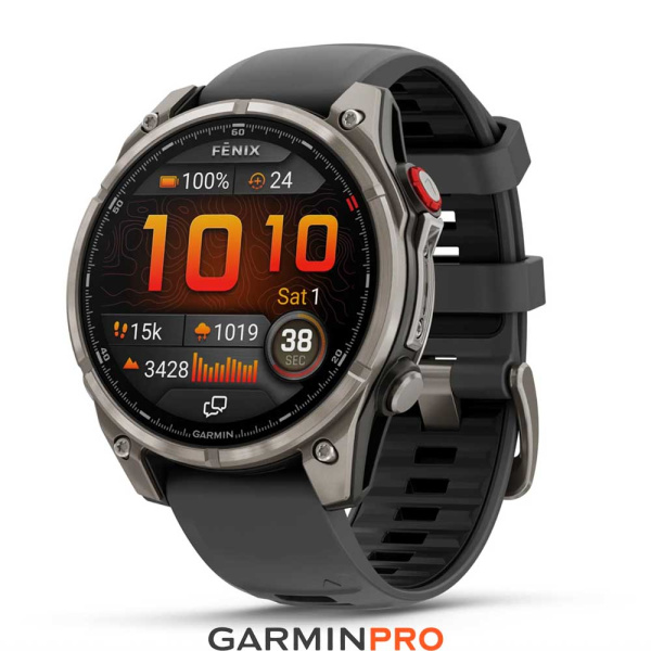 Garmin Fenix 8 Pro 47 mm AMOLED Sapphire Titanium (010-03198-11)
